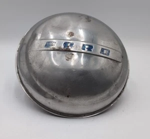 1947-1948 Ford Super Deluxe Pickup Coupe Face Dog Dish Hubcap Oem Rust Dented - Picture 1 of 8