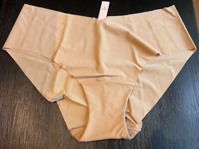 Victoria's Secret Bragas Abrazaderas Descaradas Sin Costuras Marrón Nude Caqui Beige XL Foto 1 de 3