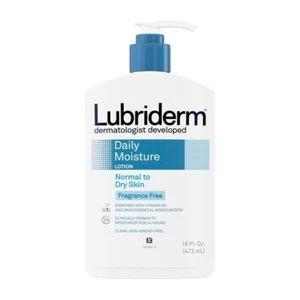Lubriderm Daily Moisture Full Body Lotion, Fragrance-Free, 16 fl. oz - Picture 1 of 2