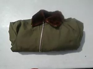 Vintage B-15 Flight Jacket Approximated Size 36 MFG Fitzwell Sportswear Inc - Picture 1 of 10