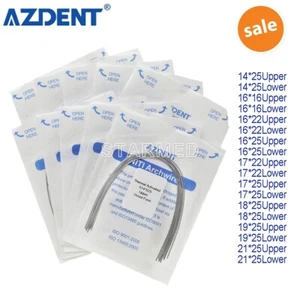 10X AZDENT Ortodoncia Dental Rectangular Arco Alambre Térmica Activado Forma Ovoide - Imagen 1 de 12
