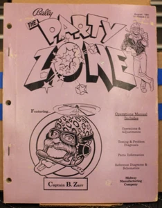 The Party Zone Pinball Service Manual - Bally - 1991 - Picture 1 of 3