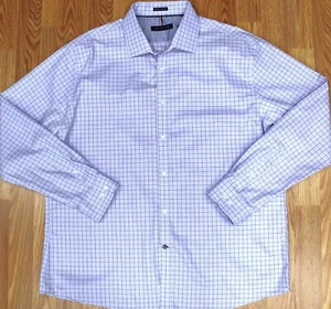 CHEMISE SLIM FIT TOMMY HILFIGER 100 % COTON BLEU ET ROUGE FONCÉ 2X-LARGE, XXL - Photo 1/3