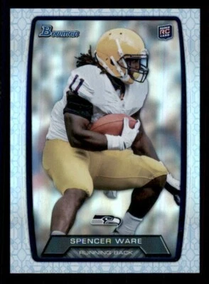 2013 Bowman Rainbow Prizm #193 Spencer Ware /99 Seattle Seahawks Parallel SP RC - Image 1 of 2