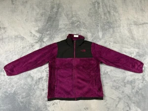 THE NORTH FACE OSO GIRLS JACKET EXTRA LARGE (18) PURPLE FLEECE FULL ZIP - Picture 1 of 13
