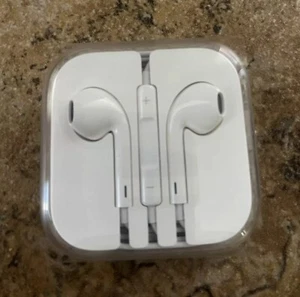NEW Authentic Apple Wired iPhone iPad IPod Ear Buds | White AIR Buds - Zdjęcie 1 z 3