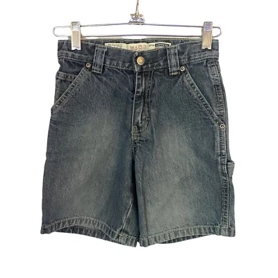 Childrens Place Boys Size 5 Adjustable Waist Denim Blue Jean Carpenter Shorts - Image 1 of 4