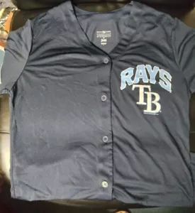 Maglia donna Dri Fit nuova con etichetta, MLB Apparel TAMPA BAY RAYS, piccola - Foto 1 di 4