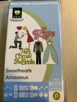 Cartucho Cricut Shapes Sweethearts Amoureux Completo 29-1043 *Nuevo* Foto 1 de 2