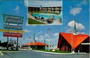 Springfield, MO Missouri Howard Johnson's ~ C Sturgell ROADSIDE ~ Route 66 Postkarte - Bild 1 von 2