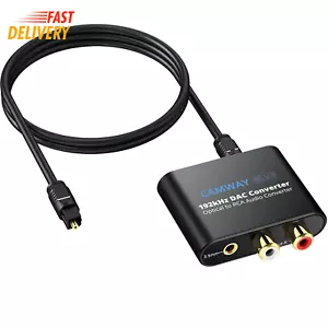 DA Wandler, CAMWAY 192Khz DAC Digital Zu Analog Wandler Audio Konverter, SPDIF O - Bild 1 von 12