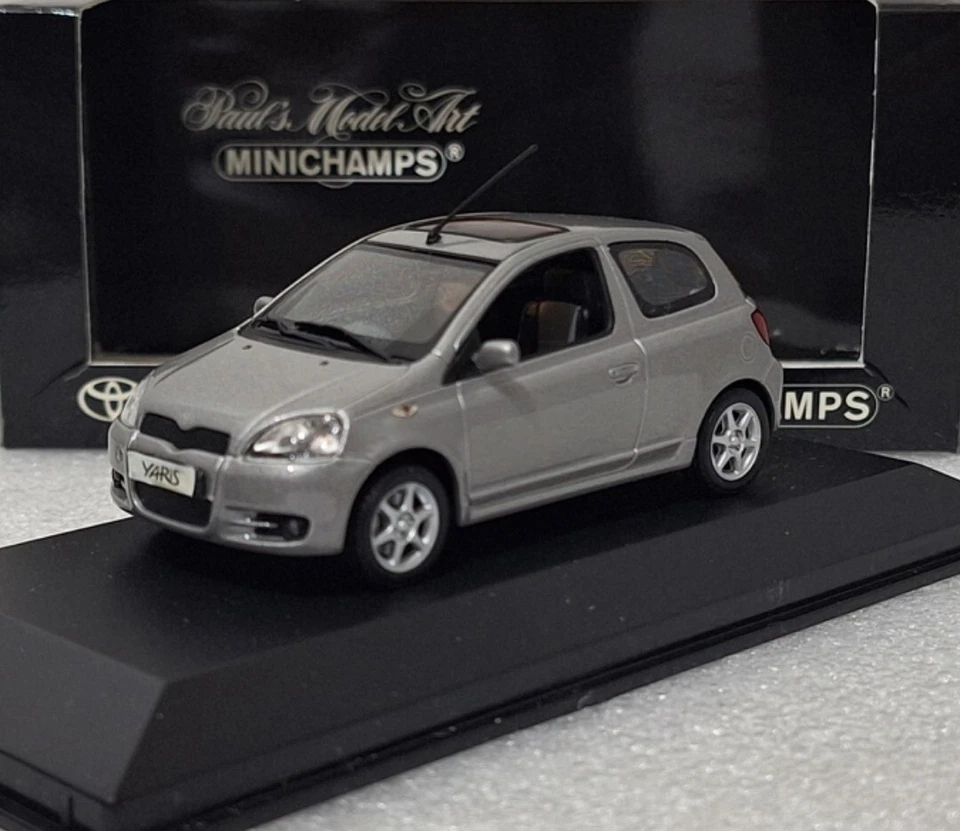 Toyota Yaris TS 2001 Grey Met 1:43 Minichamps EXTREMELY RARE!! - Image 1 of 4