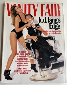 Vanity Fair August 1993 KD Lang Cindy Crawford Anna Nicole Smith Jason Priestly - Picture 1 of 22