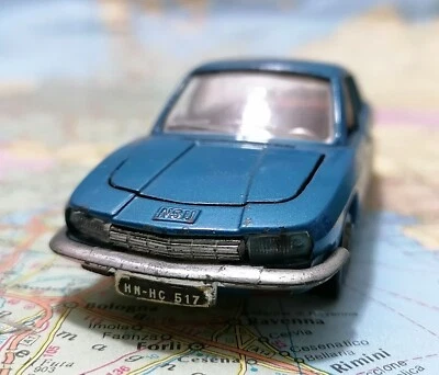 NSU Ro 80 Wankel  - Vintage Mebetoys A-37 , Scala 1/43 , Made in Italy 1969 - Immagine 1 di 4