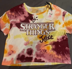 Girls Justice  Stranger Things Tshirt  - Picture 1 of 2