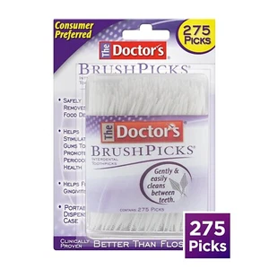 The Doctor's BrushPicks Interdental Toothpicks 275 Picks Free Shipping USA - Picture 1 of 8