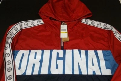 NWT $150.00 Original Penguin  1/2 Zip Windbreaker - NWT, L, Too short - A3 - Image 1 of 4