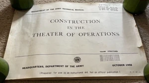 Bau im Einsatzgebiet Hauptquartier Abteilung der Armee Handbuch 1958 - Bild 1 von 8