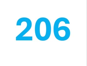 206-678-0123 Washington Vanity Phone Number - Zdjęcie 1 z 1