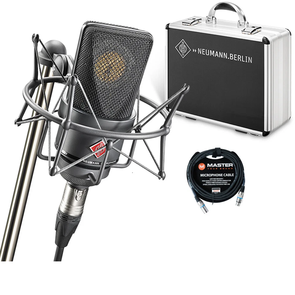 Neumann TLM 103 MT Anniversary Cardioid Microphone, Matte Black, w/ Accessories - Image 1 of 1