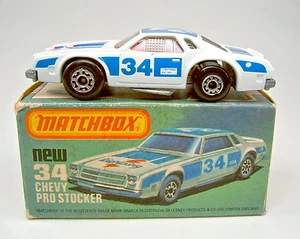 Matchbox SF Nº34C Chevy Pro-Stocker Error modelo ejes intercambiados - Imagen 1 de 8