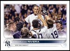 2022 Topps Update MARIANO RIVERA "PHOTO IMAGE VARIATION" Parallel Card #US320