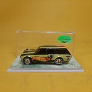 Hot Wheels '71 Datsun 510 Wagon verde 2017 CE (WANGSTAR PERSONALIZADO) M/M PILOTOS REALES - Imagen 1 de 15