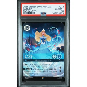 PSA10 Disney LORCANA TCG The first chapter 213/204 JA1 enchanted Aurora Japanese - Picture 1 of 3