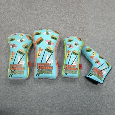 Scotty Cameron 寿司木罩套装 DR/FW/UT/PT 超级罕见 日本使用 — 第 1/4 张图片