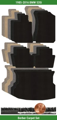 Juego de alfombrillas bereber personalizadas Lloyd para BMW 535i 1985-2016 (5 piezas) #VM Foto 1 de 4