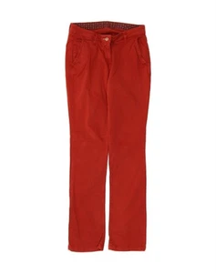 KAPPA Womens Perfect Fit Slim Casual Trousers IT 44 Medium W30 L31 Red TA06 - Picture 1 of 3