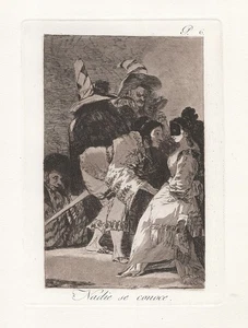 Francisco de Goya Plate 6 From Los Caprichos Etching Grabado - Picture 1 of 1