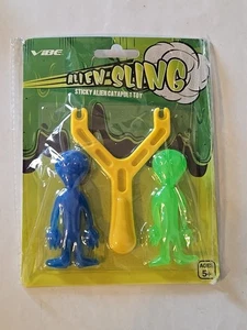 Vibe Toys Alien Sling Spielzeug Schleuder mit 2 Aliens neuwertig auf Karte  - Bild 1 von 8