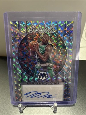 2022-23 Panini Mosaic Prizm Kendrick Perkins #MS-PER Auto Celtics - Image 1 of 2