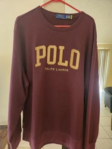 Polo Ralph Lauren Sweatshirt Crewneck Embroidered University Style XXL - Picture 1 of 5