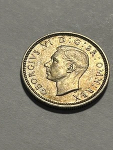 1944 Great Britain 6 Pence/Silver/XF++ #14648 - Picture 1 of 2