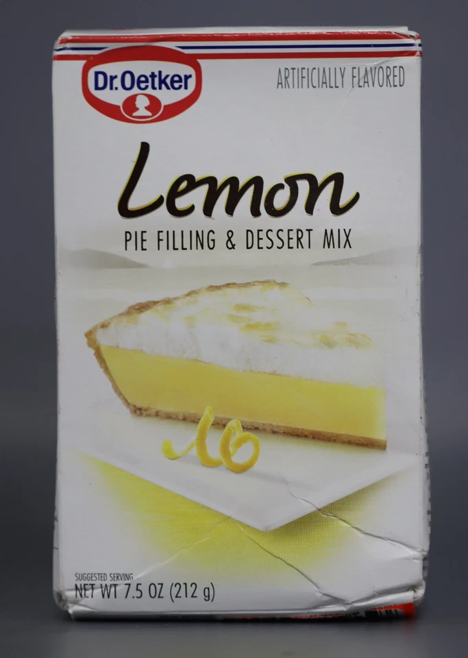 Mezcla de relleno y postre de pastel Dr. Oetker limón 7,5 oz (paquete de 3) - caducidad 04/09/2027 Foto 1 de 4