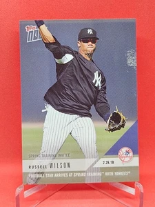Topps Now #ST-6 Russell Wilson Football Spring Training Arrival 2018  - Picture 1 of 2