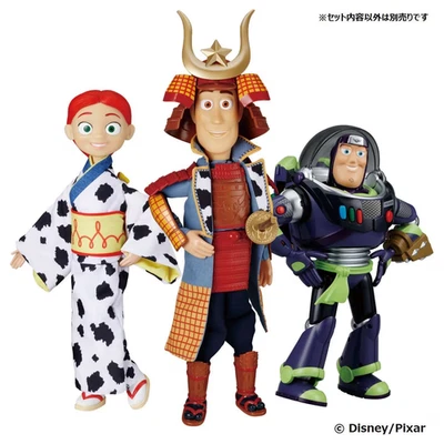 Juego de figuras Toy Story 30 aniversario Woody KABUTO Jessie KIMONO Buzz NINJA Japón Excl. Foto 1 de 4
