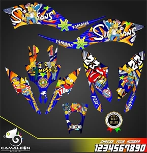 Yamaha Raptor 250R  250 125 graphics stickers decals kit atv - Bild 1 von 1