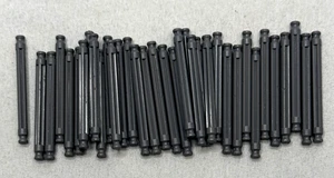 35 K’NEX Gray 1-1/2" Micro Track Rods Roller Coaster Lot - Picture 1 of 3
