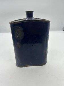 Vintage WWII ? Blue Enamel British Water Canteen - Picture 1 of 16