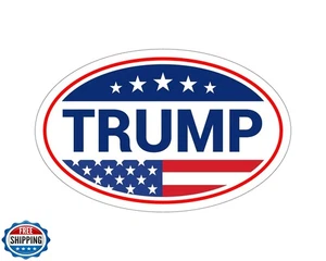*Ovaler Auto Magnet* Trump Autoaufkleber Magnet O127 - Bild 1 von 1