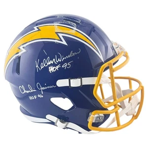 Kellen Winslow and Charlie Joiner Signed HOF 95, HOF 96 Inscription Los Angeles - Picture 1 of 4