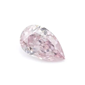 0.14 Ct Natural Fancy Color Pink Diamond Pear GIA Certified Rare Jewelry - Picture 1 of 7