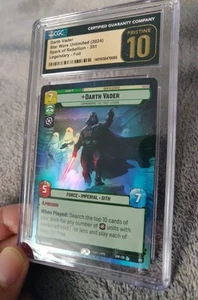 FIRST PRINT RUN - LOW POP - Hyperfoil Darth Vader - SOR Star Wars Unlimited #351 - Picture 1 of 6