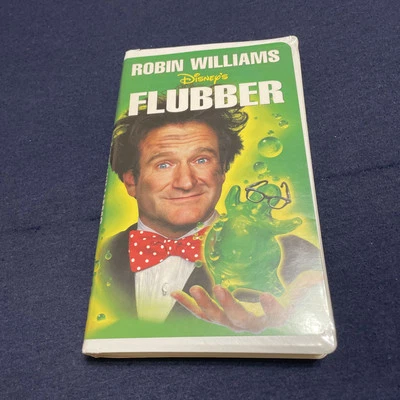 Disney FLUBBER VHS Clamshell Robin Williams 1997 - Image 1 of 3