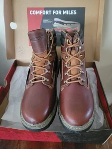 "Bota de trabajo Wolverine Raider DuraShocks 6"" punta suave para hombre talla 10,5"  - Imagen 1 de 11