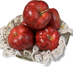 5 Stück künstliche rote Äpfel für Heimdekoration und Event-Display... Schön - Bild 1 von 6