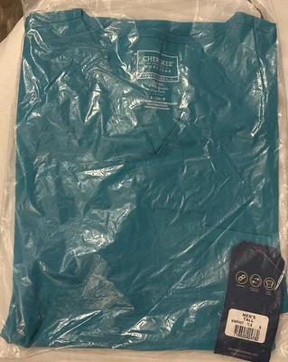 Blusa Médica Cherokee Professional Workwear para Hombre #WW695T, Talla S Alto Color Verde azulado Foto 1 de 4